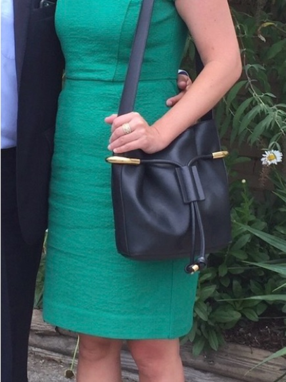 J Crew Factory Boucle Kelly Green Dress size 8